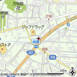 静岡県浜松市中央区篠原町21591周辺の地図