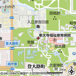 奈良県奈良市水門町59周辺の地図