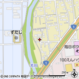静岡県浜松市中央区芳川町883周辺の地図