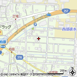 静岡県浜松市中央区篠原町21701周辺の地図