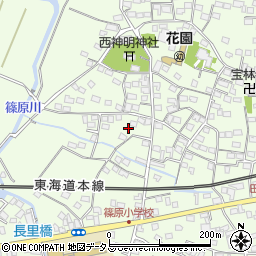 静岡県浜松市中央区篠原町9635周辺の地図