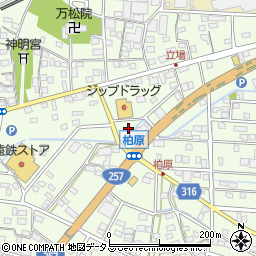 静岡県浜松市中央区篠原町21596周辺の地図