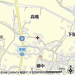 愛知県田原市吉胡町郷中153周辺の地図