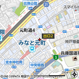 ＲＥＳＩＤＩＡ神戸元町周辺の地図