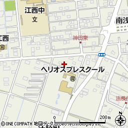静岡県浜松市中央区法枝町134周辺の地図