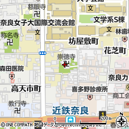 崇徳寺周辺の地図