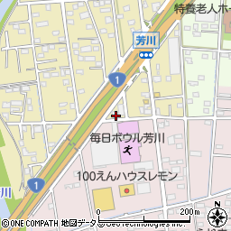 静岡県浜松市中央区芳川町565周辺の地図