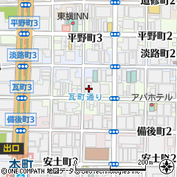 旭洋株式会社大阪本店周辺の地図