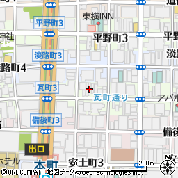 ステーツ本町周辺の地図