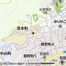 兵庫県神戸市兵庫区清水町3-4周辺の地図