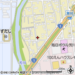静岡県浜松市中央区芳川町574周辺の地図