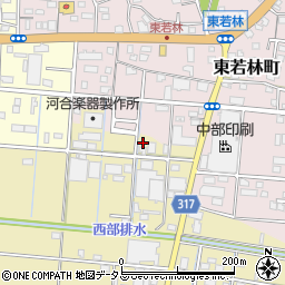 静岡県浜松市中央区新橋町170周辺の地図