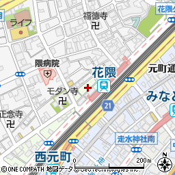 兵庫県神戸市中央区北長狭通6丁目4-3周辺の地図