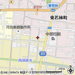 静岡県浜松市中央区東若林町1644周辺の地図