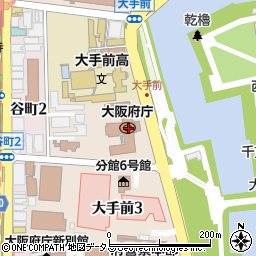 大阪府周辺の地図