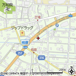 静岡県浜松市中央区篠原町21672周辺の地図