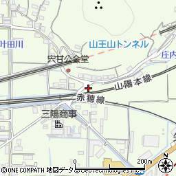 岡山県岡山市東区宍甘256周辺の地図