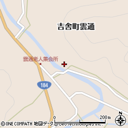 広島県三次市吉舎町雲通39周辺の地図