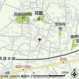 静岡県浜松市中央区篠原町9390周辺の地図
