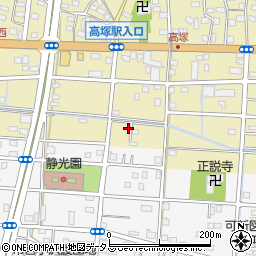静岡県浜松市中央区高塚町2402周辺の地図