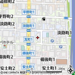 堺筋北浜法律事務所周辺の地図