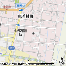 静岡県浜松市中央区東若林町1542周辺の地図