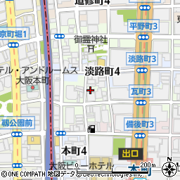 日宝ニュー本町ビル周辺の地図