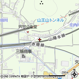 岡山県岡山市東区宍甘257周辺の地図