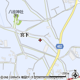 愛知県豊橋市東細谷町宮下周辺の地図