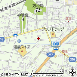 静岡県浜松市中央区篠原町21513周辺の地図