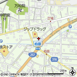 静岡県浜松市中央区篠原町21595周辺の地図