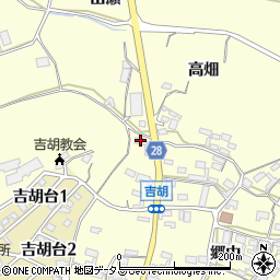 愛知県田原市吉胡町郷中180周辺の地図