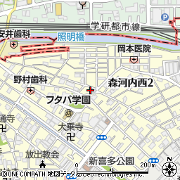橋本食堂周辺の地図