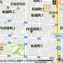 日宝内淡路ビル周辺の地図