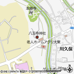 八王寺神社周辺の地図