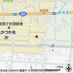静岡県浜松市中央区高塚町2307周辺の地図