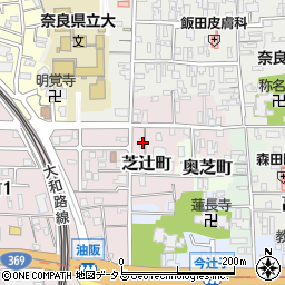 奈良県奈良市芝辻町858-39周辺の地図