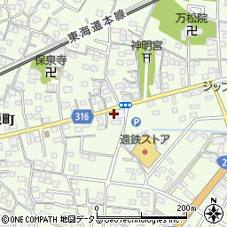 静岡県浜松市中央区篠原町14042周辺の地図