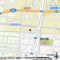静岡県浜松市中央区高塚町2389周辺の地図