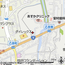 島根県益田市乙吉町36周辺の地図