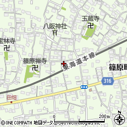 静岡県浜松市中央区篠原町3974周辺の地図