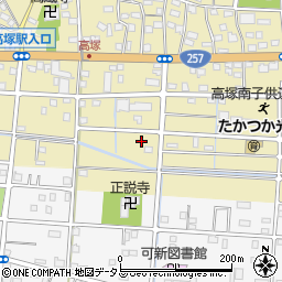 静岡県浜松市中央区高塚町2316周辺の地図