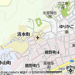 兵庫県神戸市兵庫区清水町3周辺の地図