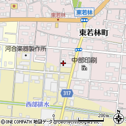 静岡県浜松市中央区東若林町1650周辺の地図