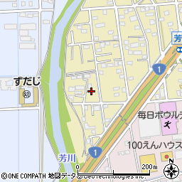 静岡県浜松市中央区芳川町887周辺の地図
