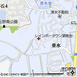 三重県津市垂水2010-68周辺の地図