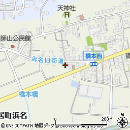 静岡県湖西市新居町浜名1327周辺の地図