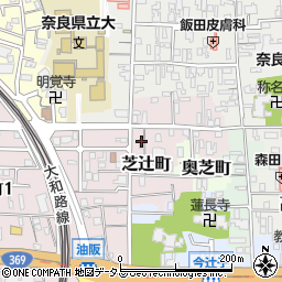 奈良県奈良市芝辻町858-8周辺の地図