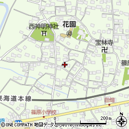 静岡県浜松市中央区篠原町9389周辺の地図