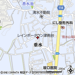 三重県津市垂水2012-6周辺の地図